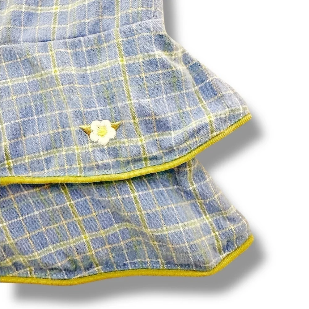 Florence Eiseman | Plaid Ruffle Fringe Skirt (10) 🌼